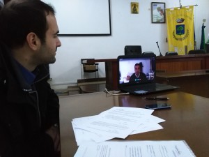 Giuseppe Pitta e in videoconferenza Gianni Caputo di Neco